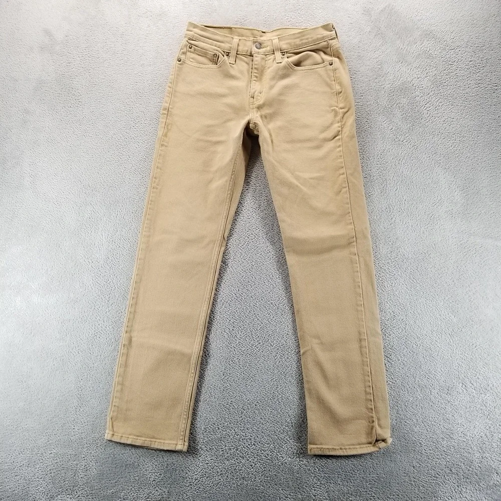 Levis 514 Jeans Mens 29x32 Brown Regular Straight Casual Comfort Denim
